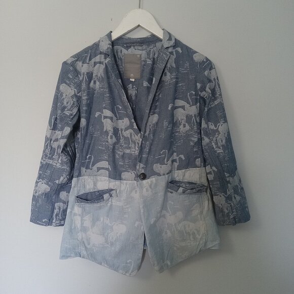 G-Star Raw ~ Cotton Print Blazer - Picture 1 of 14